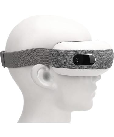 Rechargeable Eye Massage Device - Warmth Vibration & Compression - Bluetooth Mask for Eye Circles & Dry Eyes - 4 Modes - Buy Online on SooperMarket.com