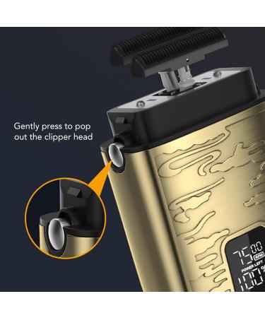 Hair Clippers for Men&Women Electric Hair Trimmer Retro Portable Efficient Dual Head Cordless Beard Trimmer for Home Travel - Buy Online on SooperMarket.com