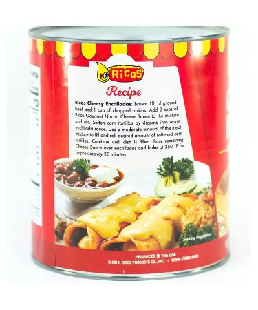 Ricos Gourmet Nacho Cheese Sauce - 107 oz. | Rich and Flavorful for Nachos and More - Buy Online on SooperMarket.com