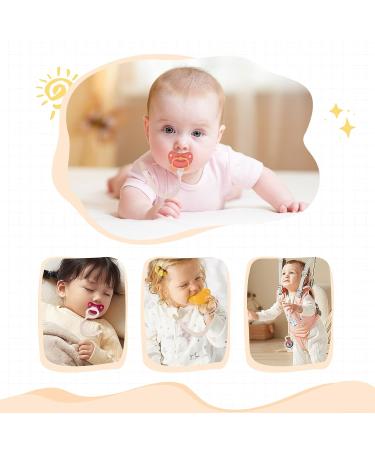 Symbolife Handmade Braided Cotton Pacifier Clip for Boys and Girls - Unisex Baby Shower and Birthday Gift - Mixed Color 2 - Buy Online on SooperMarket.com
