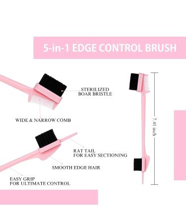 15g Hair Wax Stick & 75g Pomade Tamer for Women - Edge Control, Frizz Taming & Slick Back Styling - Includes Bed Head Styling Cream Gel & 5-in-1 Brush Comb - Buy Online on SooperMarket.com