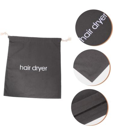 BELLIFFY 1pc Hair Dryer Storage Bag Storage Bags for Travel Hairdryer Bag for Women Travel Hair Dryer Canvas 33.00X30.00X0.50CM Dark Grey - Buy Online on SooperMarket.com