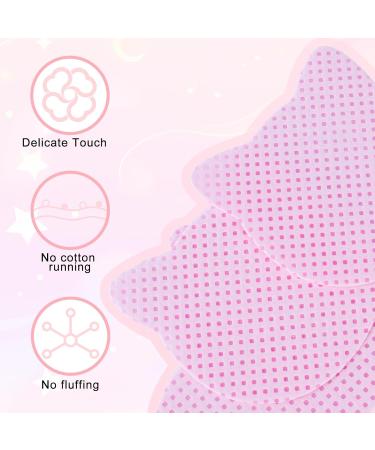 MEKK Lint Free Nail Wipes - 400PCS Cat Shape Remover Pads for Nail Polish & Lash Extensions | Super Absorbent Non-Woven Fabric - Pink - Buy Online on SooperMarket.com