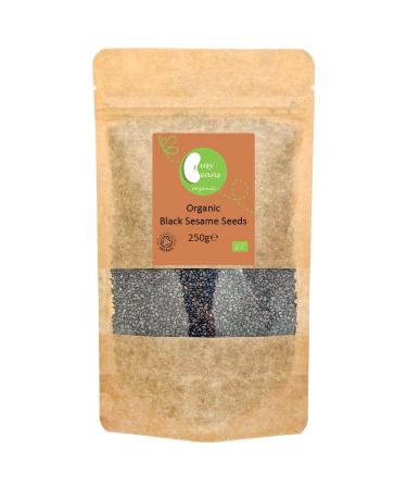 Organic Black Sesame Seeds - Certified Organic - by Busy Beans Organic (250g)