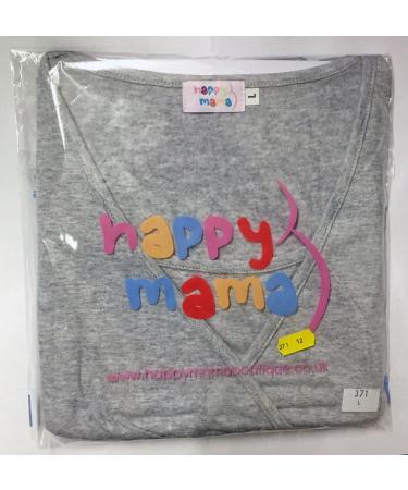 Happy Mama Nursing Hoodie - Women's Breastfeeding Maternity Clothes - Color Block Design - Light Grey Melange & Grey Melange & Graphite Melange - Buy Online on SooperMarket.com