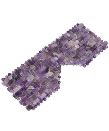 Amethyst Jadestone Eye Relax Mask - Natural Face Massager for Dark Circle Reduction - Buy Online on SooperMarket.com