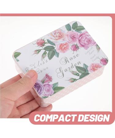 HOLIDYOYO Slide Top Tin Containers - Rectangular Metal Organizer for Lip Balm, Candies, Jewelry, Crafts - Empty Tin Box with Push-pull Sliding Cover - Buy Online on SooperMarket.com