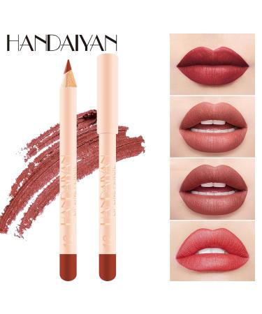 12 Colors Matte Lipstick Set - Long-lasting Waterproof Lip Liner Pen & Pencil for Effortless Application - Buy Online on SooperMarket.com
