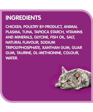 WHISKAS Perfect Portions Wet Cat Food - Tuna - 75g (24 Pack) Cuts in Gravy Tuna 75 g (Pack of 24) - Buy Online on SooperMarket.com