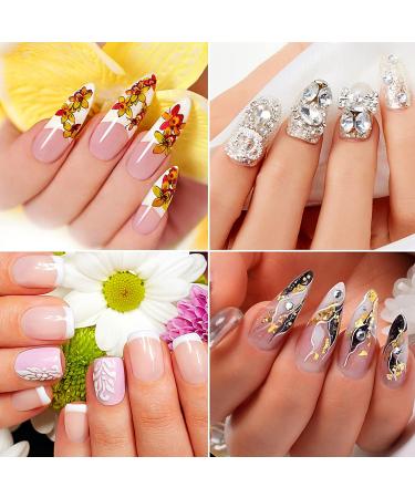 WLLHYF 6Pcs Nail Art Brushes Set - Design Tools for Gel Nail Polish, Carved Brush, Liner Brush, Dotting Pen - Ideal for Home Salon DIY Manicure - Buy Online on SooperMarket.com