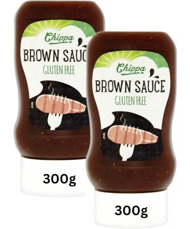 Gluten Free Brown Sauce Bundle Containing Chippa Brand Gluten Free Brown Sauce 2 x 300g Squeezy Bottles - Buy Online on SooperMarket.com