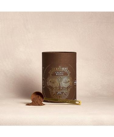 Ancient + Brave Cacao + Reishi 250g Tub - High Grade Nutritious Raw Cacao Reishi Mushroom Baobab and Chicory - Smooth Chocolate Blend - Stress Reducing Chocolate 250 g (Pack of 1) - Buy Online on SooperMarket.com