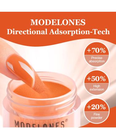 Modelones 20 Colors Dip Powder Nail Kit Nude Pink Acrylic Dipping System for French Nail Art | DIY Salon Manicure Set with Top/Base Coat Activator | 2022 Christmas Gift - Buy Online on SooperMarket.com