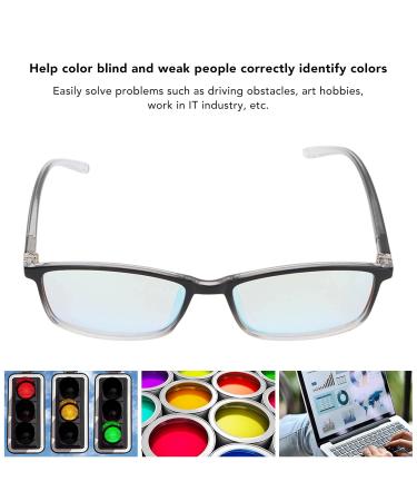 Color Blindness Glasses with Double-Sided Coating | Durable & High Permeability | Ideal for Men & Women | Perfect for Indoor & Outdoor Use - Buy Online on SooperMarket.com