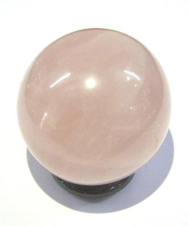 Crystal Miracle Natural 146 Grams Rose Quartz 46 MM Sphere Crystal Healing Reiki FENG Shui Home Office Gift Energy Meditation Love Health Wealth Relations Metaphysical Gemstone Spiritual Power - Buy Online on SooperMarket.com
