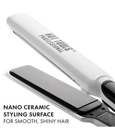 Hot Tools Nano Ceramic Digital Flat Iron 1.5 Inch Plates - Professional Hair Styling Tool - Buy Online on SooperMarket.com