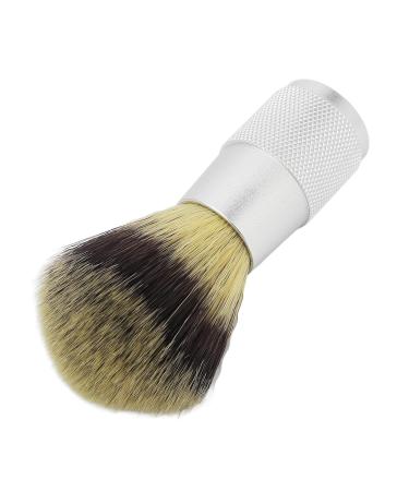Premium Aluminum Hair Shaving Brush | Synthetic Bristles - Ideal Shaving Soap Brush for Men - Buy Online on SooperMarket.com