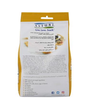 Asturi Bruschettini Garlic and Parsley Crackers - 4.23 Ounce - Buy Online on SooperMarket.com