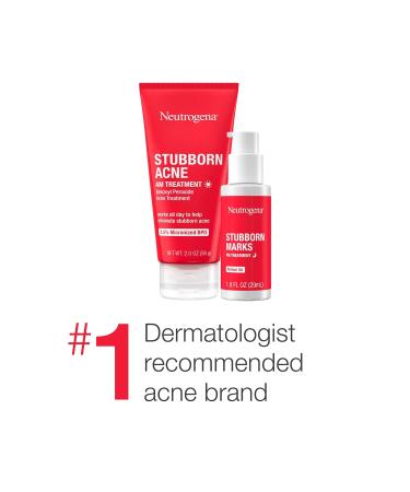 Neutrogena Stubborn Acne AM Face Treatment | Benzoyl Peroxide Formula - Buy Online on SooperMarket.com