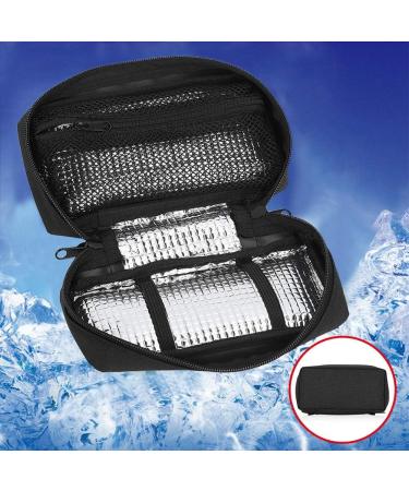 ZJchao Insulin Cooler Travel Case - Portable Insulin Protection Bag (Black) - Buy Online on SooperMarket.com