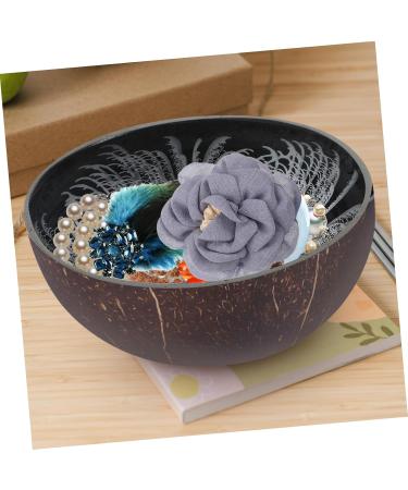 CORHAD Keychain Wood Tray Cereal Container Decor Key Storage Bowl Candy Container Salad Bowl Vietnam Fruit medium Silver - Buy Online on SooperMarket.com