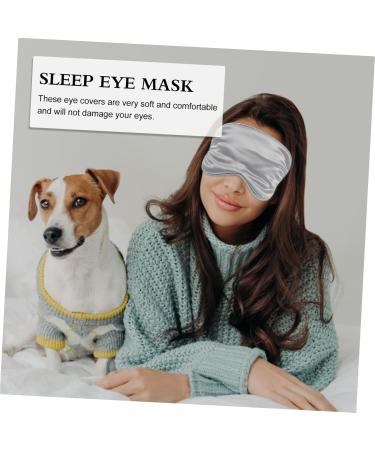 NOLITOY Travel Eye Mask & Hair Ring Kit - Silk Eyemasks Blackout Eyepatch & Hair Ties for Adults - Ultimate Comfort for Airplane & Sleep - Buy Online on SooperMarket.com