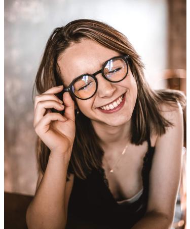 ZENOTTIC Vintage Round Glasses Frame - Retro Clear Lens Nerd Glasses for Men & Women - C3 Black - Stylish & Prescription-Free - Buy Online on SooperMarket.com