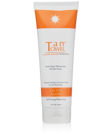 Tan Towel On The Glow Body Moisturizer  8 Fl Oz