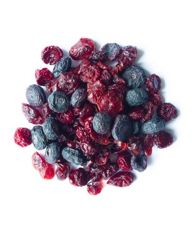 Organic Mixed Berries 1lb - Non-GMO Dried Blueberries, Cranberries & Tart Cherries | Kosher, Lightly Sweetened, Unsulfured - Bulk 1lb Pack | Buy Now! - Buy Online on SooperMarket.com