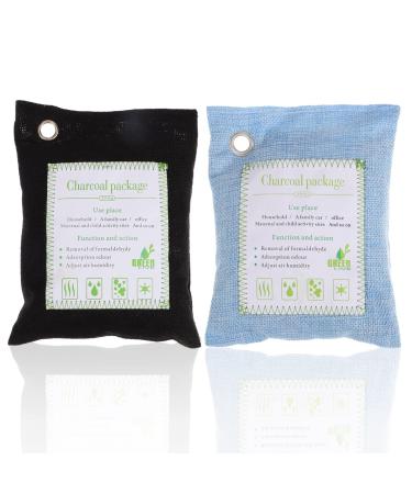 Minkissy 2st coal bag nature fresh air purification bags made of bamboo coal Fresh pockets of nature natural cleaning bags.