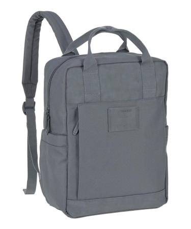 Casual baby changing bag diaper bag backpack with diaper pad stroller attachment bottle holder produced sustainably/GRE VIDAL BACKPACK anthracite