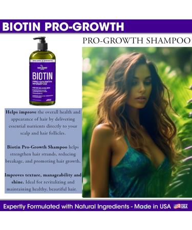Hair Chemist Biotin Pro-Growth Shampoo & Conditioner Gift Box - 33.8oz Each | International Shipping Available - Buy Online on SooperMarket.com