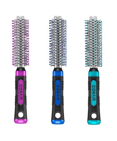 Conair Salon Results Metal Round Hairbrush for Men and Women  Hairbrush for Blow-Dry Styling and Short Hair  Color May Vary  1 Pack Metal Round Brush