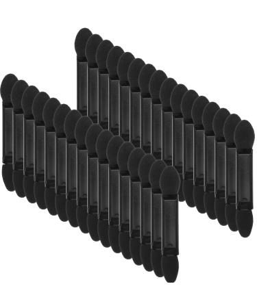 Baluue 100pcs Eyeshadow Brush Kit Eye Shadow Stick Eye Makeup Lipstick Kit Makeup Brushe Black Size 1