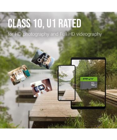 PNY 32GB Elite Class 10 U1 microSDHC Flash Memory Card - 100MB/s Read Speed | Full HD Compatible - Buy Online on SooperMarket.com