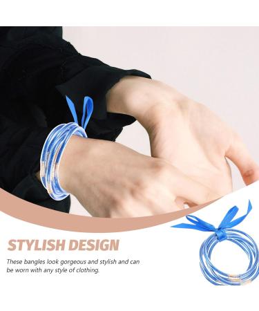 Gadpiparty 1 Set jelly bangles for adult flash silicone bracelet Miss jewelry Jelly Bangles wrist jelly pvc silicone glitter jelly bracelets Bracelet wristband - Buy Online on SooperMarket.com