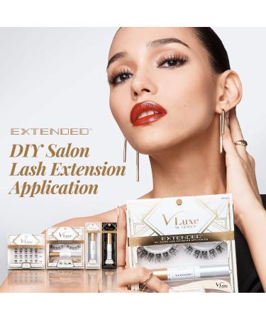 VLuxe by iEnvy: DIY Eyelash Extensions - 2 Pack Featherlight 3D & Demi Clusters - Reusable Synthetic Lashes - Buy Online on SooperMarket.com