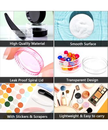 Buy RUIJIE 100 Pack 3g/3ml Empty Cream Jars - Screw Cap Lids for Cosmetics Lip Balm & Travel Jars | International Shipping Available - Buy Online on SooperMarket.com
