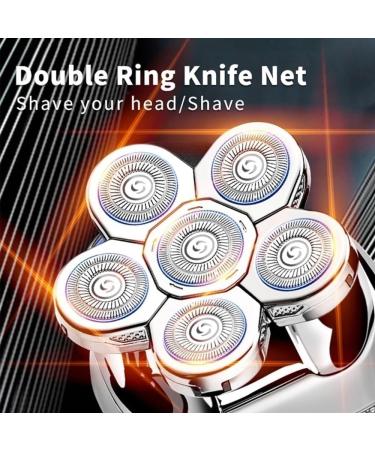 GeRRiT Electric Razor for Men | 5-in-1 Waterproof Bald Head Shaver & Cordless Grooming Kit - Buy Online on SooperMarket.com