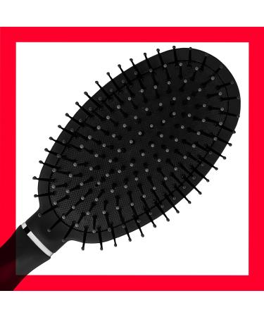 REVLON Detangle & Smooth Black Cushion Hair Brush - Gentle and Effective Hair Detangling - Buy Online on SooperMarket.com