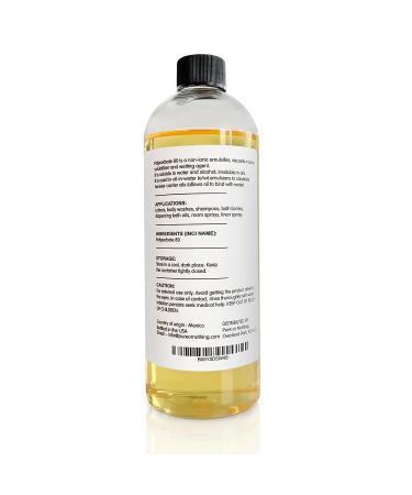 Pure Polysorbate 80 16 oz | Tween80 | T-MAZ 80 | Surfactant & Emulsifier for Bath & Body Products - Buy Online on SooperMarket.com