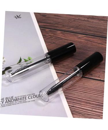 Healvian 32 Pcs Mascara Tube Transparent Balm Tube Empty Mascara Bottle and Brush Eyelash Brush Tube Plastic 1 g (Pack of 1) Blackx2pcs - Buy Online on SooperMarket.com