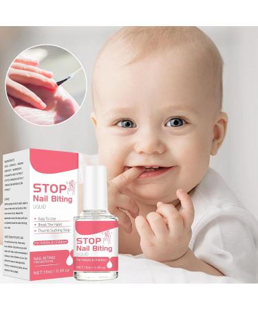 Stop Biting Your Nails Anti Nail Biting Nail Polish Clear Nail Varnish Thumb Sucking Stop Safe & Effective Bitter Taste Nail Biting Treat-ment For Adults& Hildren Fast And Easy Application 15ml - Buy Online on SooperMarket.com