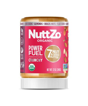 Nuttzo Organic Power Fuel 7 Nut & Seed Butter Crunchy 12 oz (340 g)