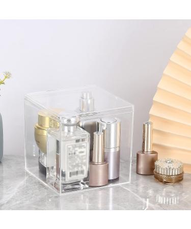 Clear Acrylic Display Boxes with Lid - 4.7x4.7x4.7 Inches for Candy, Jewelry, Coins & Crafts - Buy Online on SooperMarket.com