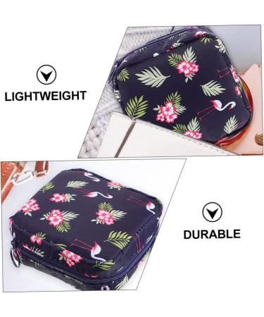 PLAFOPE 4pcs Sanitary Napkin Storage Bag Set - Portable Wash Bags for Travel and Purse - Zippered Canvas Mini Storage Bags - Buy Online on SooperMarket.com