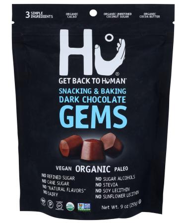 Hu Gems Snacking & Baking Dark Chocolate 9 oz (255 g)