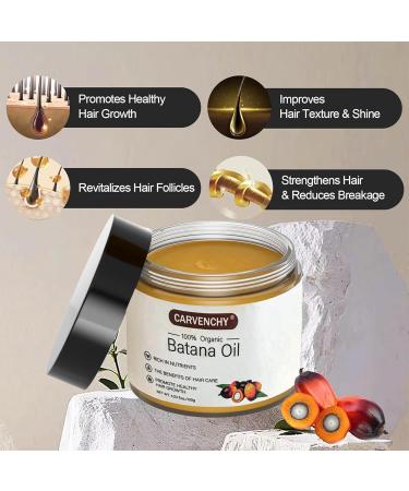Dr. Sebi Batana Oil - 100% Pure Hair Growth Oil | Unrefined Hair Loss Prevention & Thickness Enhancer for Men & Women | 4.23 OZ - Buy Online on SooperMarket.com