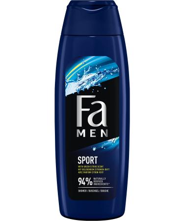 Fa Revitalising shower gel sport with the revitalising fresh scent of green citrus 750 ml