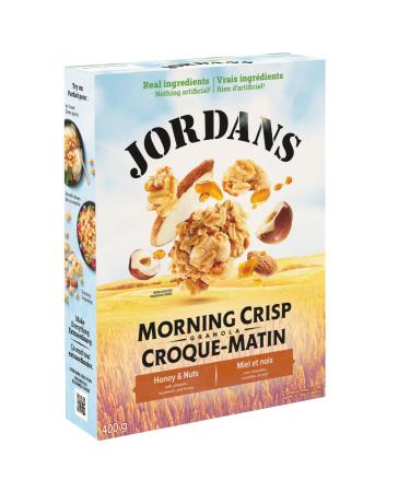 Jordans Morning Crisp Granola Cereal - Hands Up For Honey Nut 400g Honey Nut 500 g (Pack of 1)
